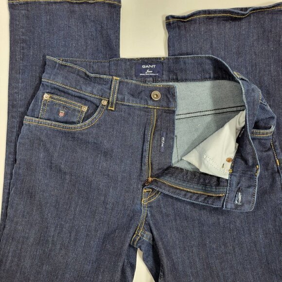 Gant Men's Jason Normal Waist Regular Fit Dark Wah Jean's in a Size 30x32 - Picture 2 of 15